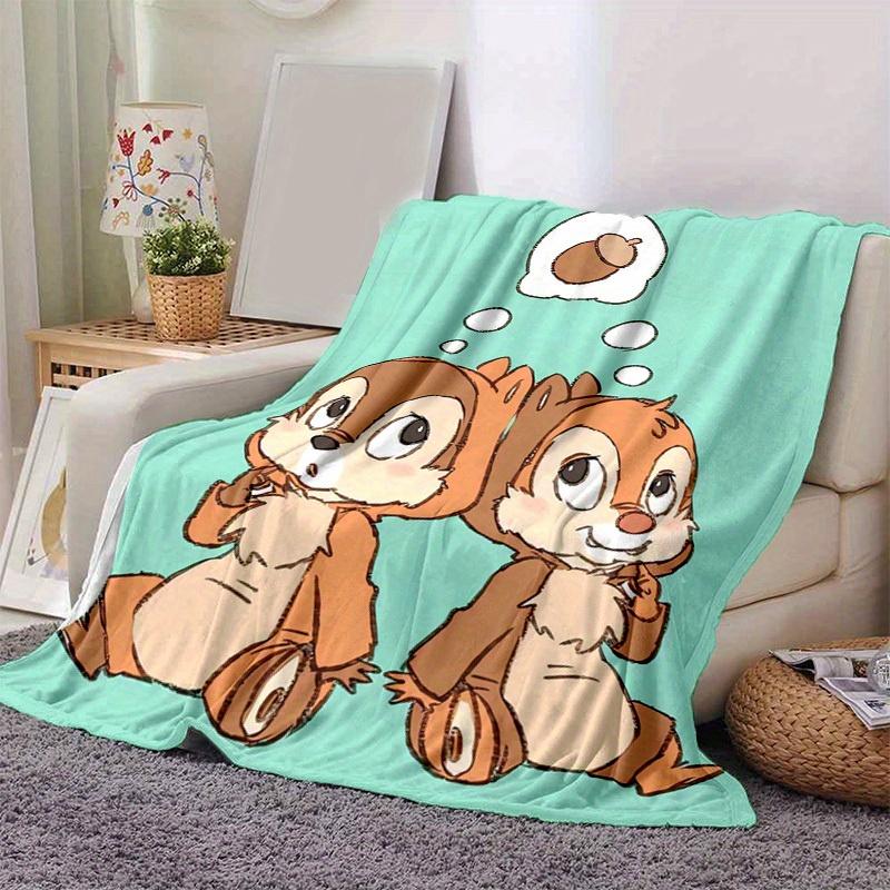 

1pc, Charming Squirrel Throw Blanket Perfect for Home Decor, Couch Cover, Outdoor Use, Travel , Office Nap 80cmx120cm