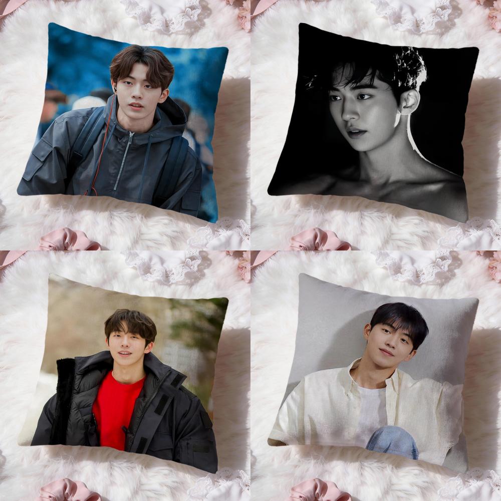 Actor N-Nam J-JooS HyukS Cushion Cover Premium Comfort Reversible Pillow Cove -Two in One Design for Any Room & Car Interior