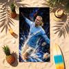 Erling Haaland (1) Thema Strandtuch Sandabweisend Weich Und Bequem Geeignet Für Den Pool Camping Yoga Und Tauchen Ein Reise-Essential