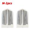 Storage Dust Cover Waterproof Visible Moisture-proof Mildew Proof Hanging Pocket Coat Suit Hanging Cotton Jacket Bag Long Style