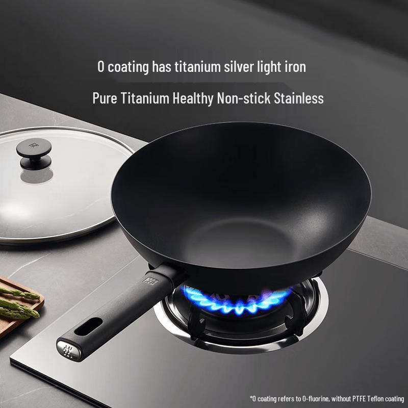 ZWILLING Вок без покрытия из серебристого железа 30 см
