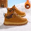 Boys' 2025 Winter Plus Velvet Mid-Top Sports Shoes for Kids