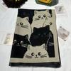 Women's Cute Cat Imitation Cashmere Scarf - Autumn/Winter Warm Shawl