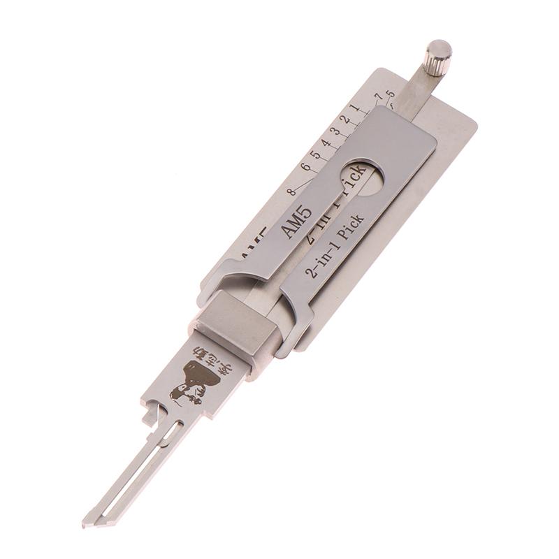 2-in-1 Schloss-Schlüssel Präzisions-Haken- und Dietrich-Set O-Ring-Aufnahme-Kits Wartungs-Reparaturwerkzeug Auto-Entriegelungs-Technik Am5