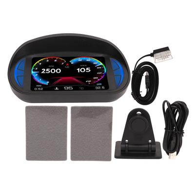 Head-Up Display do auta OBD2 GPS Režim s Inclinometrem Kompasem Rychlost RPM Varovná Funkce Univerzální pro Auta