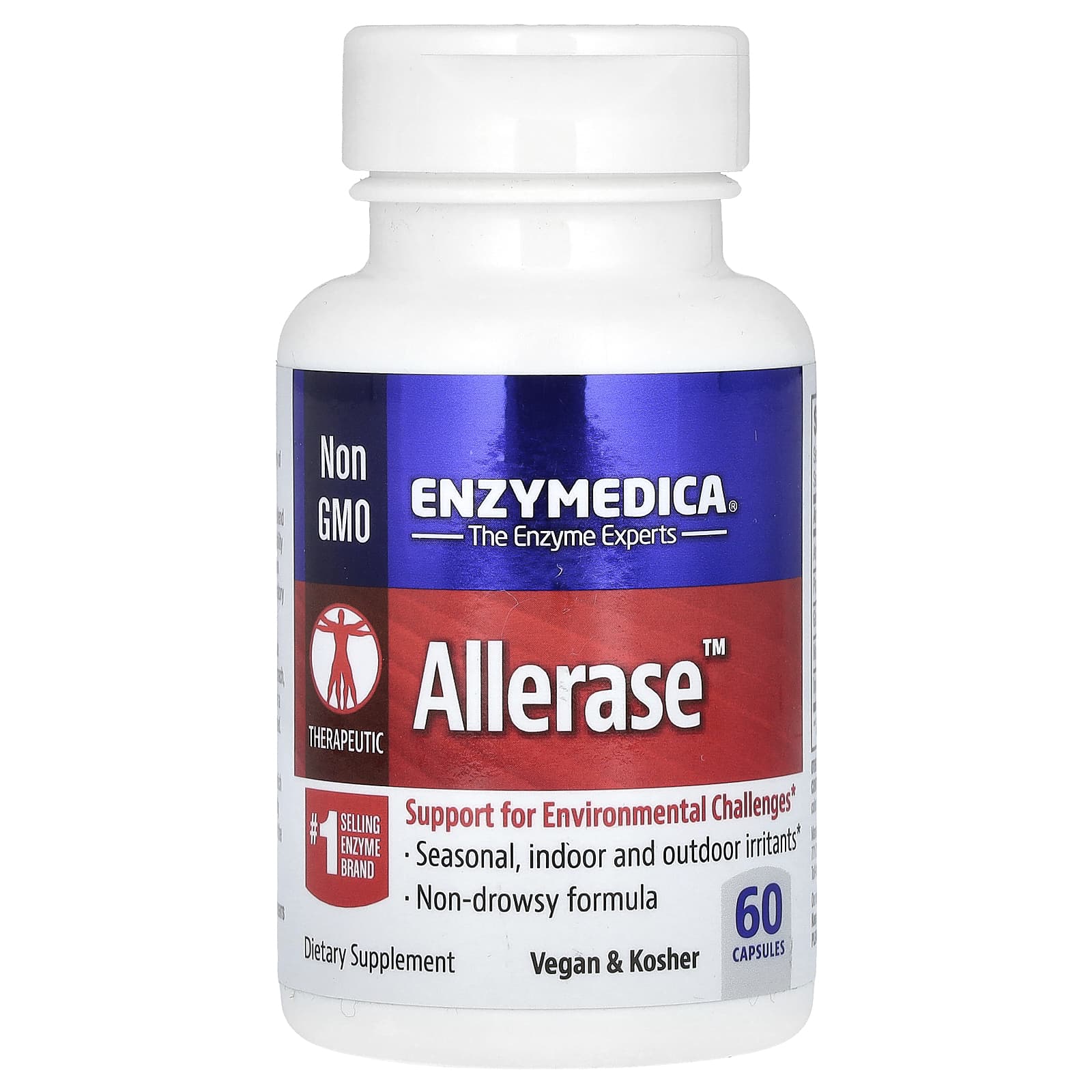 

Enzymedica, Allerase, 60 капсул