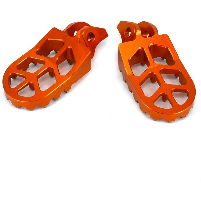 CNC T7 7075 Aluminum MX Foot Pegs Footpegs Rest Pedals - 16-17 125-300 SX/SX-F EXC/EXC-F XC/XC-F/XC-W TX/FX 16-17 125-400 TC FC TE FE TX