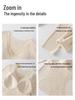 Women's Cashmere Silk Lace Seamless Thermal Set with Chest Pads: Slimming Base Layer for Autumn/Winter