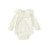 Minibala Cotton Long-Sleeve Baby Bodysuit with Bib