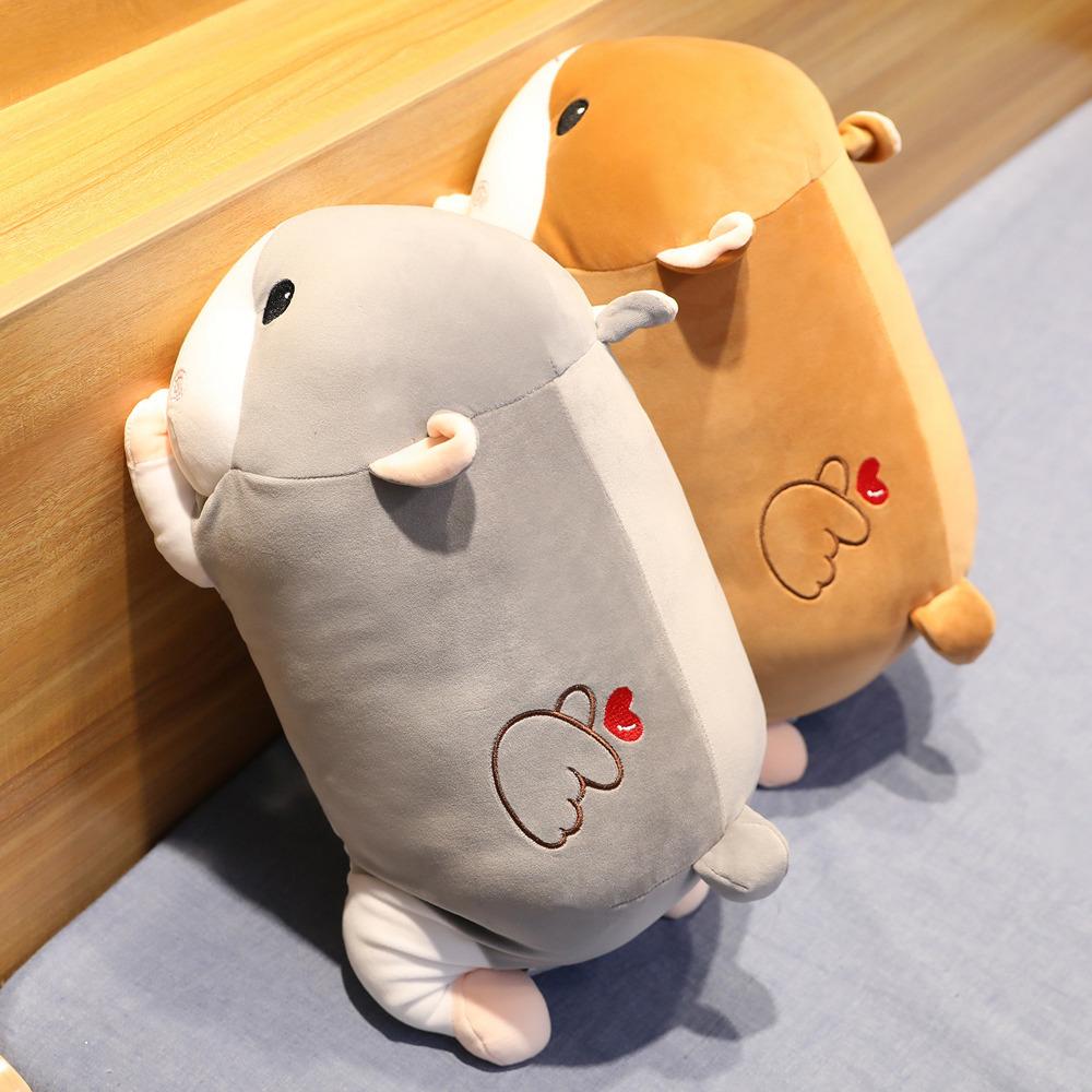 Pig Hamster Plush Pillow With Soft blanket Stuffed hand Warmer Stuffed Toys for Bedroom Cushion for Girlfriend