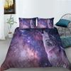Cool Wolf Series Digital Printing Polyester Bedding Two Or Three-Piece Set