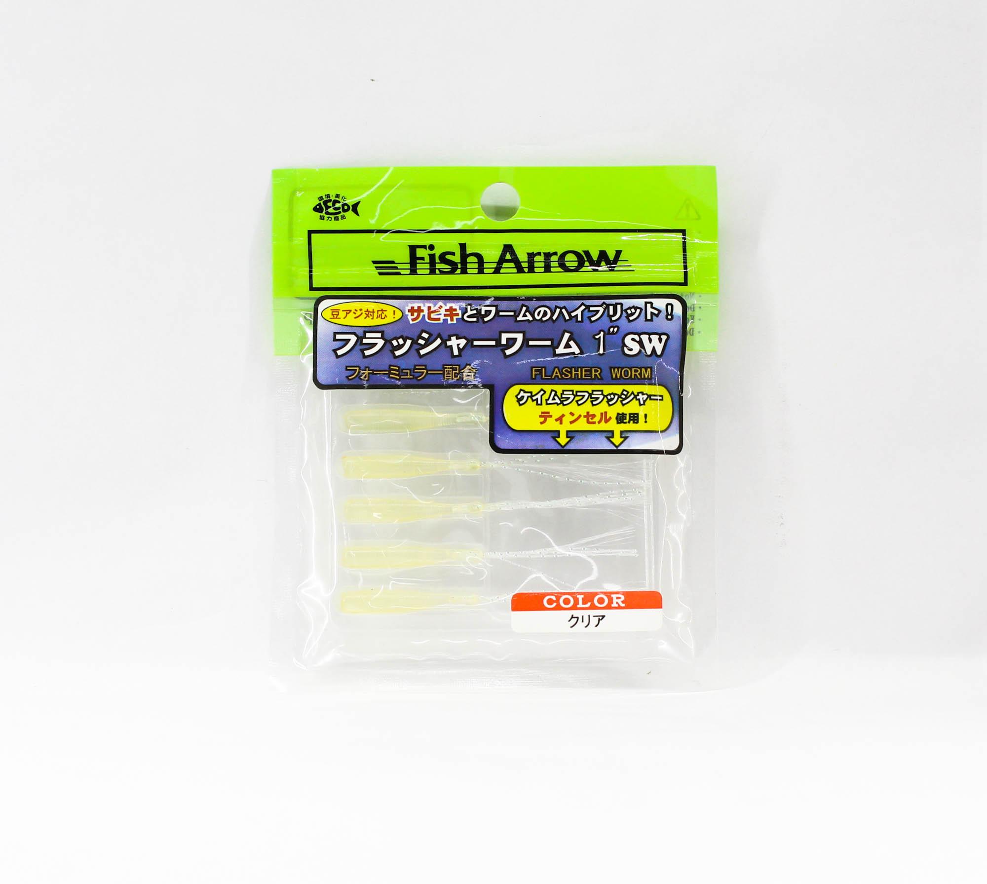 

Fish Arrow Мягкая приманка Flasher Worm 1 дюйм 6 шт. в упаковке #01 (0370)