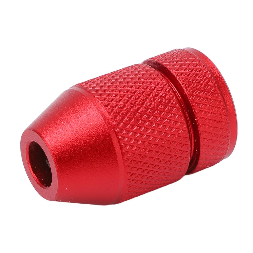 Adjustable Drill Stop Collar Aluminum Alloy Red Anti Slip Nylon Inner Ring Drill Stop Collar for
