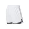 Li Ning Professional Basketball Series Striped Mid-Waist Comfortable Versatile Breathable Straight-Leg Casual Shorts Men Shorts White AKSU941-2