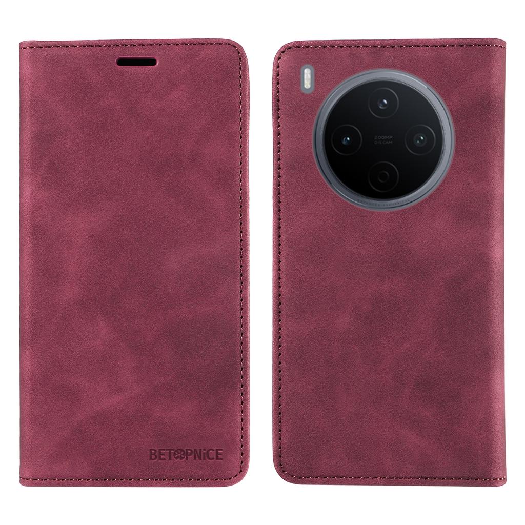 For vivo Y500 Pro 5G Case BETOPNICE Magnetic Closure RFID Blocking Wallet Stand Leather Phone Cover
