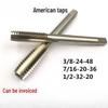 American Standard Fine Thread Tap Set: 3/8, 7/16, 1/2 - Sizes 13, 14, 16, 18, 20, 24, 28, 32, 36, 40, 48
