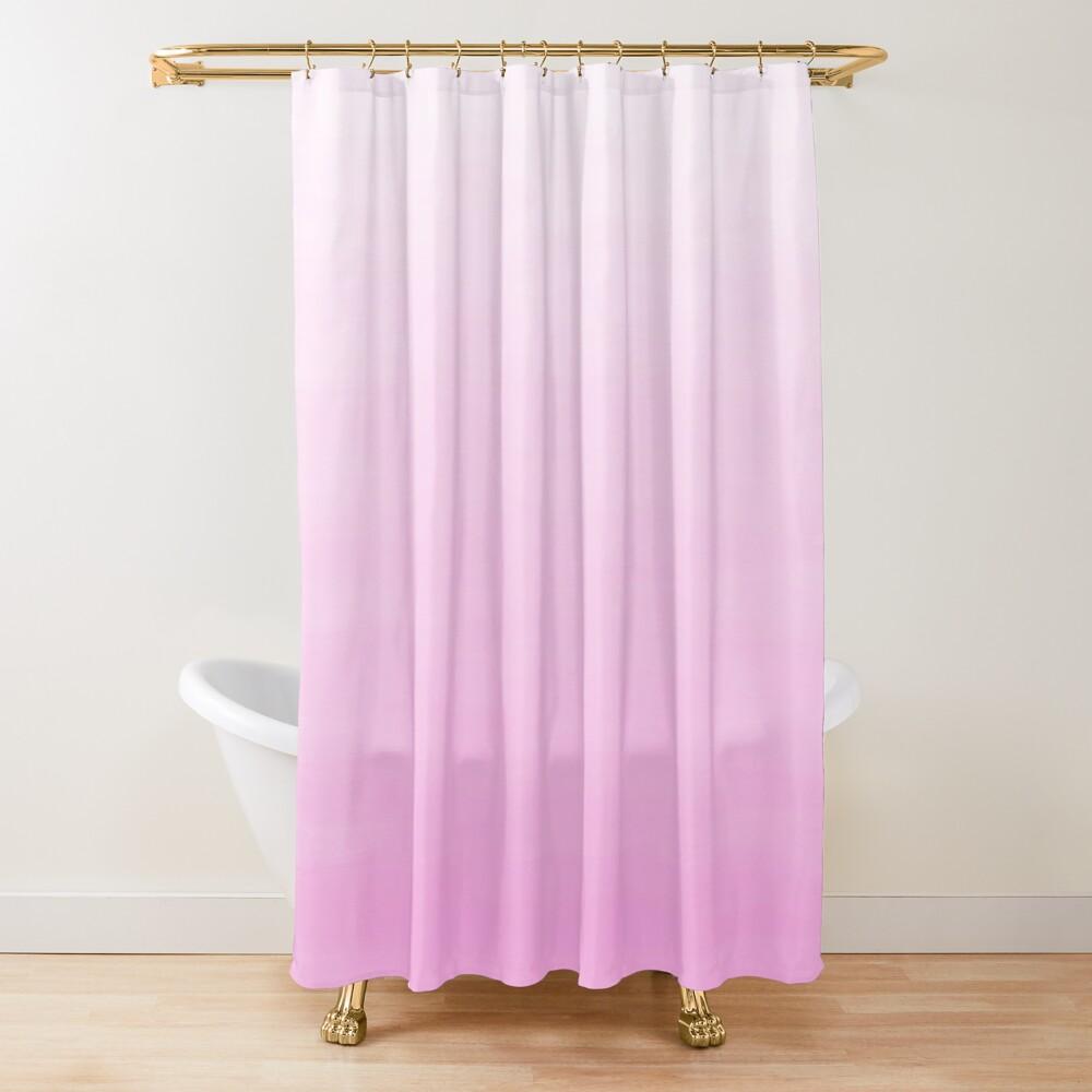 Rideau de douche Ombré Aquarelle Vert Sauge Tissu Polyester Imperméable Rideaux de Douche Modernes Décor de Salle de Bain Avec 12 Crochets