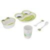 Toddler Dinnerware Set Dishwasher Safe BPA Free Prevent Slip Cartoon Baby Dinner Plate Bowl with
