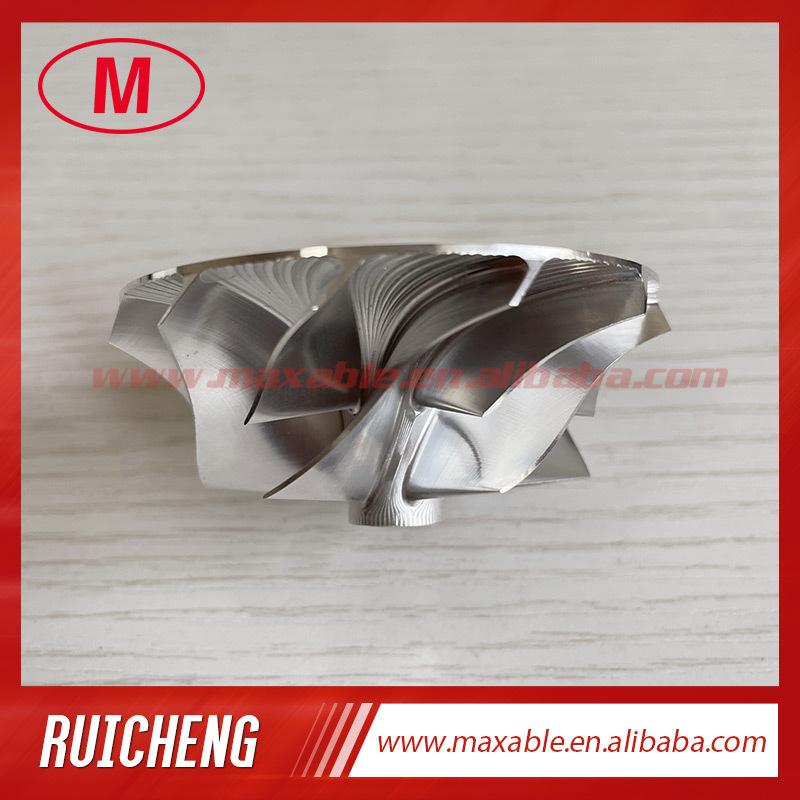 GT15-25 Reverse 47.10/63.40mm 6+6 Blades High Performance Turbo Aluminum 2618/billet Compressor Wheel