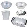 Home Kitchen Baking Mold 1/2Pcs Aluminum Alloy Easy Demold Reusable for Egg Tarts Mochi Desserts