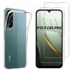 Case for Xiaomi Poco C81 Pro and 2 Tempered Glass Screen Protectors Phonillico®