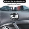 Inner Door Bowl Panel Cover Trim for Mitsubishi Eclipse 2006-2011, 2PCS ABS Material Car Inner Door Handle Bowl Panel Frame Protector Accessories