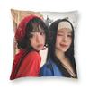 Kpop Style Babymonsters Group Pillowcase Soft Polyester Cushion Cover Decor Pillow Case Cover Home Square 18''