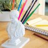 Julius Caesar Pencil Holder Resin Pen Storage Holder Stand Creative Marker Holder For Desktop Table Desk Ornament