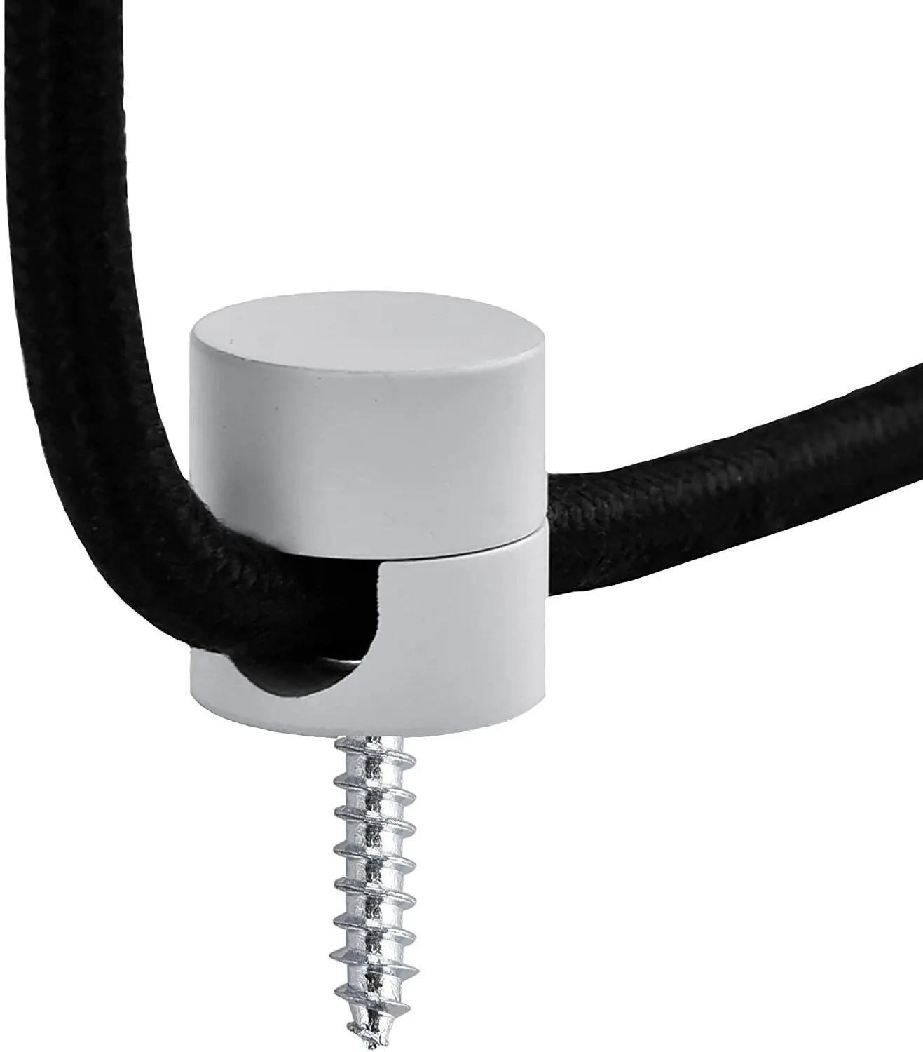 3 pieces of pendant lights, aluminum cable hooks, hanging light accessories, mobile phone charging cable storage