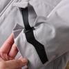 Wolf Men's Mid-Length Hooded Duck Down Jacket with Detachable Liner - Windproof and Warm for Winter