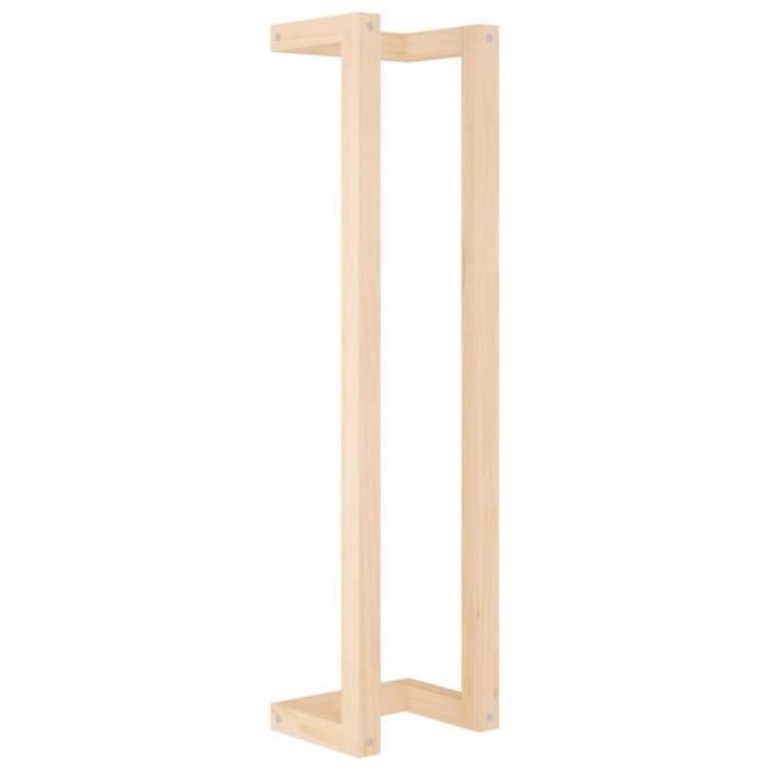 VidaXL Porte-serviette 23x18x90 cm Bois de pin massif 822397