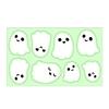 Cartoon Ghost Party Decorations Halloween Glow-in-the-Dark Wall Stickers, Cute Pumpkin Decals, Waterproof PVC Window Clings Removable Art