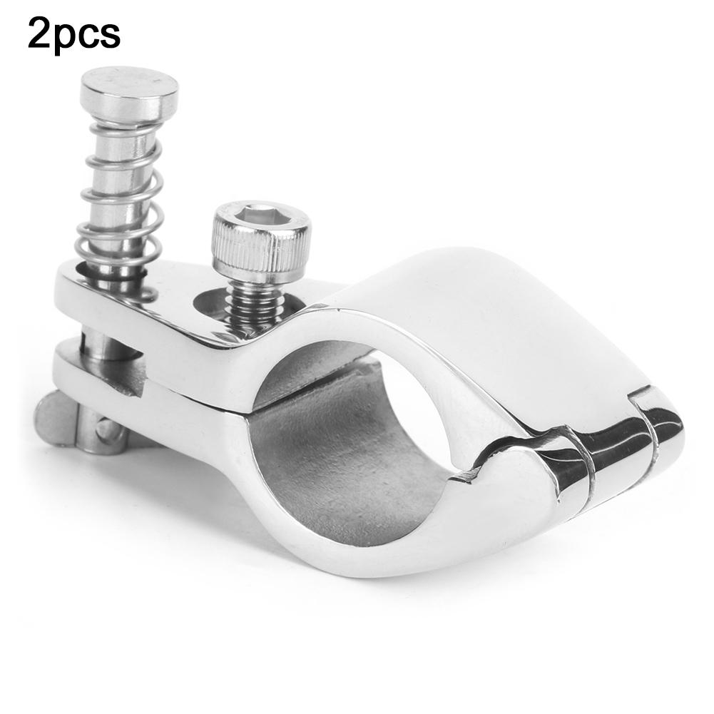 2pcs Top Hinged Jaw Slide Boat Pin &amp; Cam Clamp Marine Yachts Fitting Hardware(22MM )