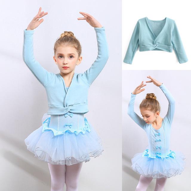 Girls' Ballet Dancewear: Long/Short Sleeve Leotard - Toddler & Children's Chinese Dance Costume