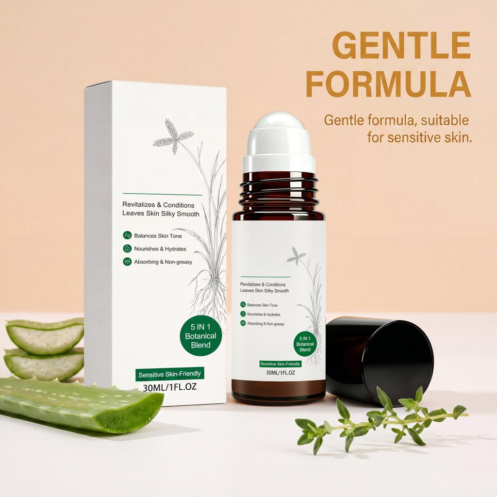 Botanical Blend Roll On Essential Oil 30ml Revitalizes Conditions Skin Nourishes Hydrates Absorbing Non Greasy Sensitive Skin Friendly