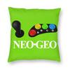 Neo Geo Arcade Pillowcase Double-Sided Printing Polyester Cushion Cover Decor Pillow Case Cover Home Zipper 45X45Cm