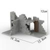 ww2 Ruins Constructions Building Blocks Military Battlefield shelter Model Blocks DIY Bricks toys for Boys Children