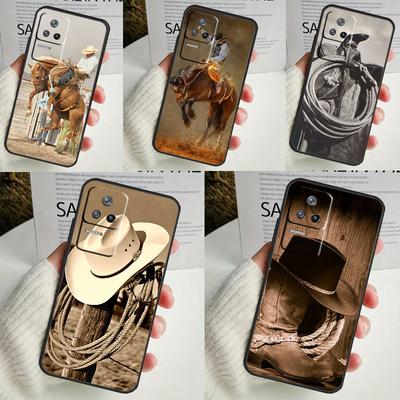 Extreme Sport Rodeo Cowboy Funda For POCO M6 Pro X3 X4 X5 X6 M5s F3 F5 Xiaomi 13T Pro 12T 11T 12 13 Lite 14 Ultra Case