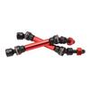 RC Drive Shaft Set Aluminum Alloy Steel Front Rear Drive Shaft RC Accessories for Arrma 1 10 3S Senton Red