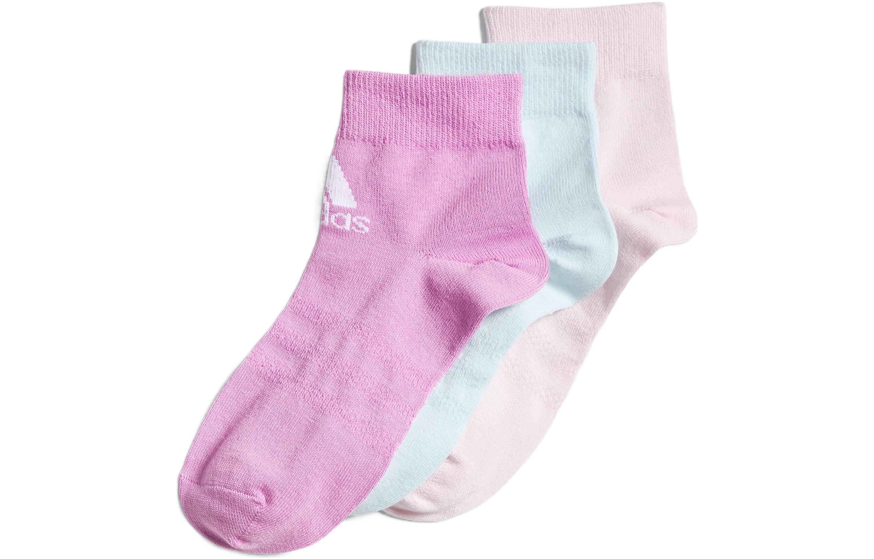 

Adidas Socks 3 Pack Pink/Purple/Blue Kids HN6706 S