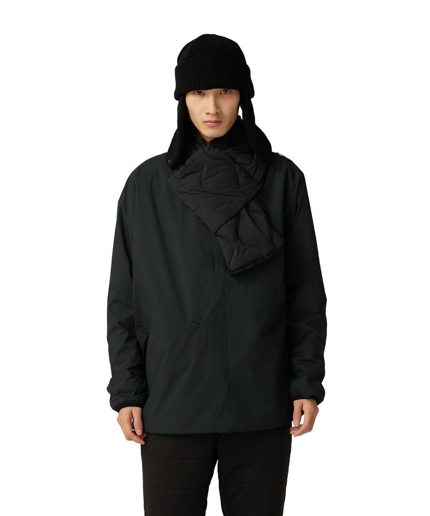 Snow Peak Seamless Quilted Down Stole Black One AC-25AU028, Stole, Shawl, Scarf, Wrap, Men's/Women's,