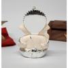 God Ganesha Idol for Home Decor Ganpati for Gift Home Office Table Shelves Gifting 3.5 inches (Silver) (Silver Cherry Blossom), Idol