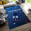 Mbappé Customizable Name Carpet Design for Foyer Study room Dormitory Hallway Antislip Carpet Anime Office Decor Best for Christmas