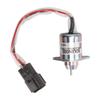 Elettrovalvola di arresto carburante Metallo 3 Terminali 12V 119233‑77932 Sostituzione per John Deere