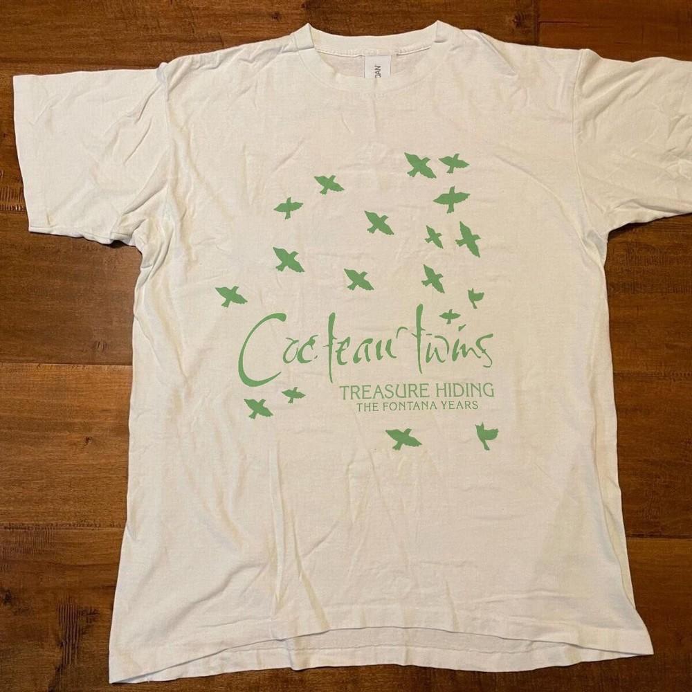 Cocteau Twins band 90s White Short Sleeve Vtg T shirt Classic tee NH24612 Unisex T-Shirt M