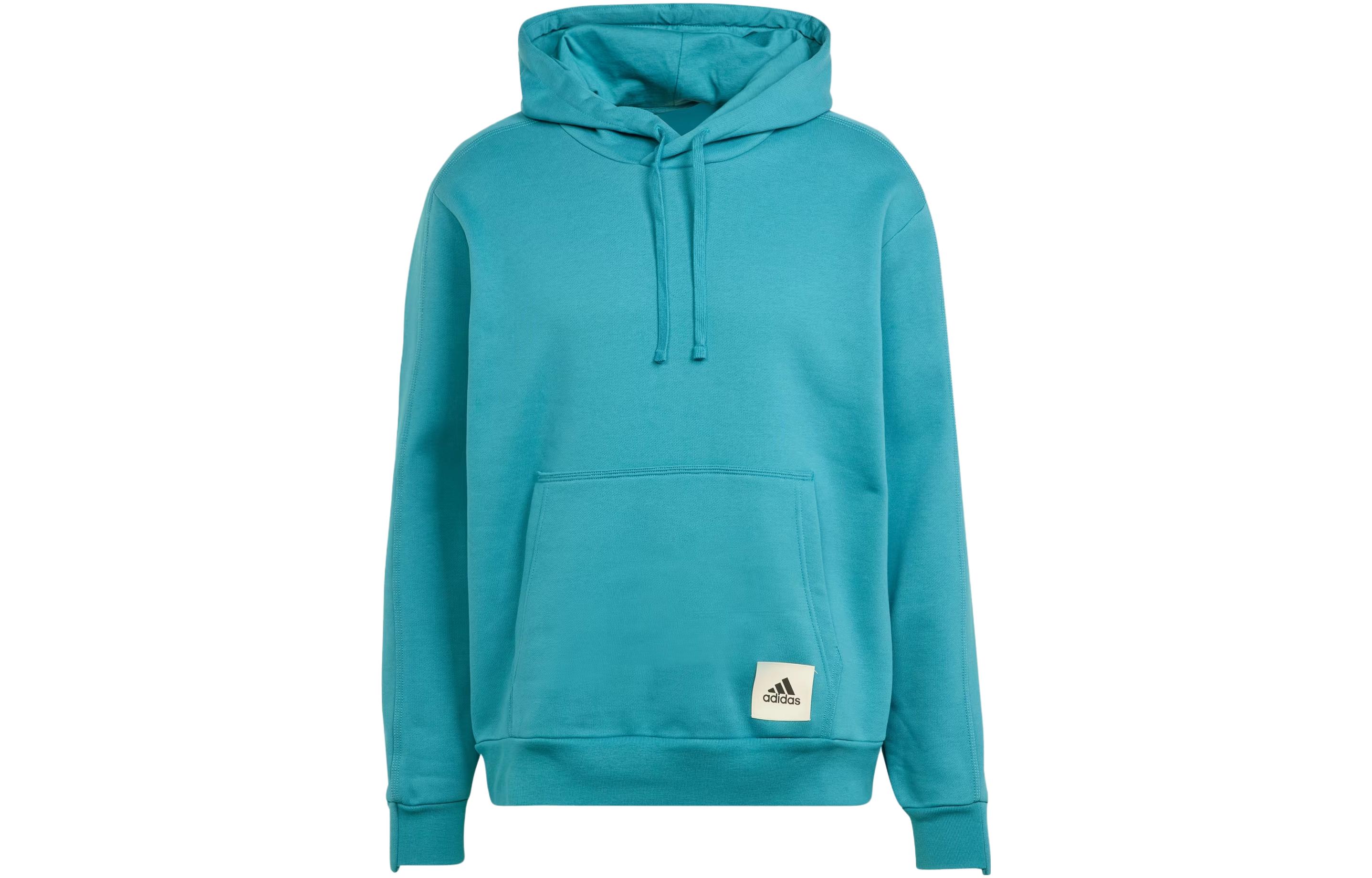 Adidas Lounge Sweatshirts Men s Arctic Blue Hooded Moderate Regular IM0479 L