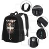 Skillet Large Capacity School Backpack Laptop Bags Anton Kabanen Judas Priest Black Mate Molnar Beast In Black Skillet Iv5