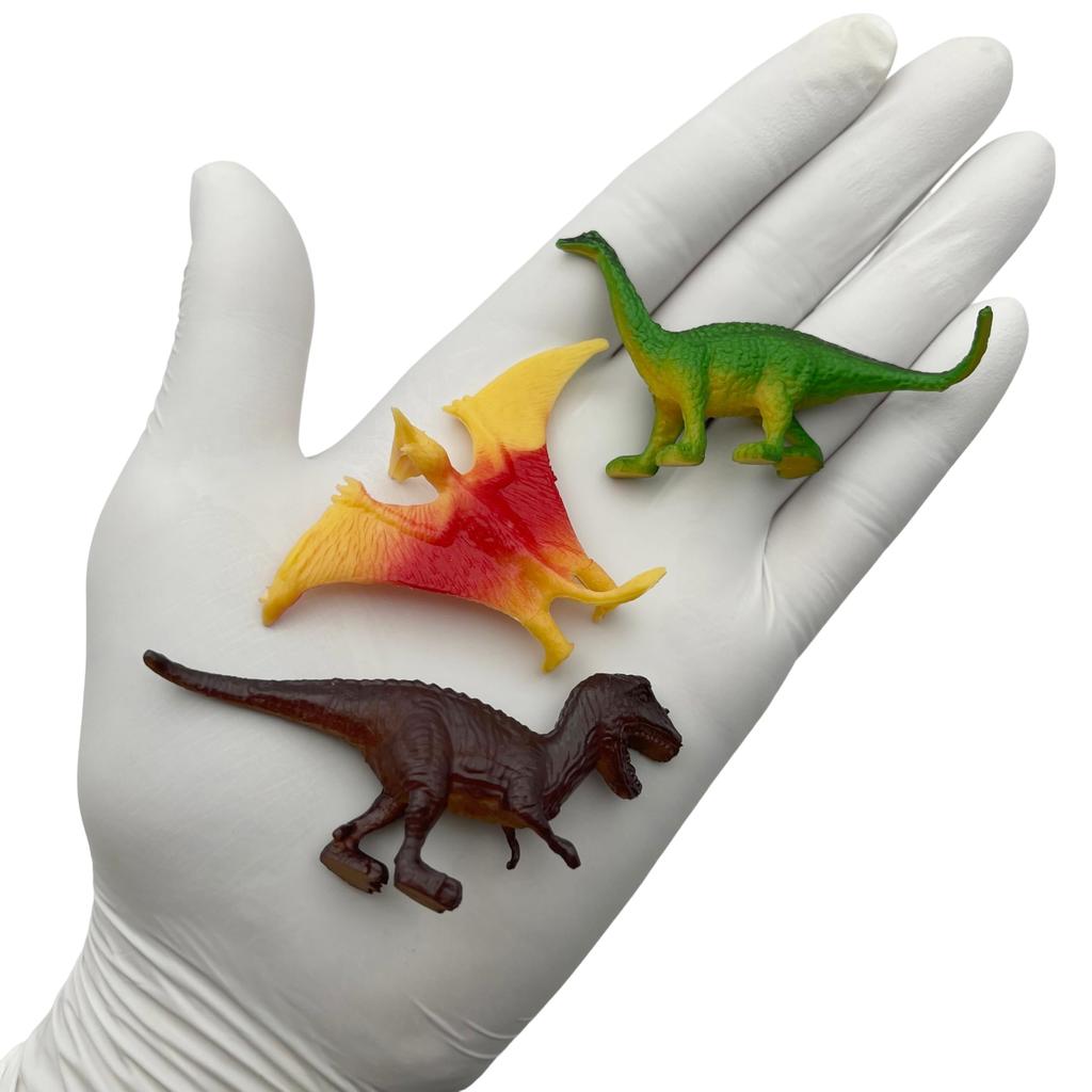 EDEN Mini-Dinosaurier-Figuren Spielzeugset mit 12 Stück [E984]