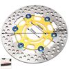 220mm U/min Motorrad Aluminiumlegierung Schwimmende Bremsscheibe 3/4 Loch 70/55mm Universell Vorne Hinten Rotor für Yamaha Roller Niu