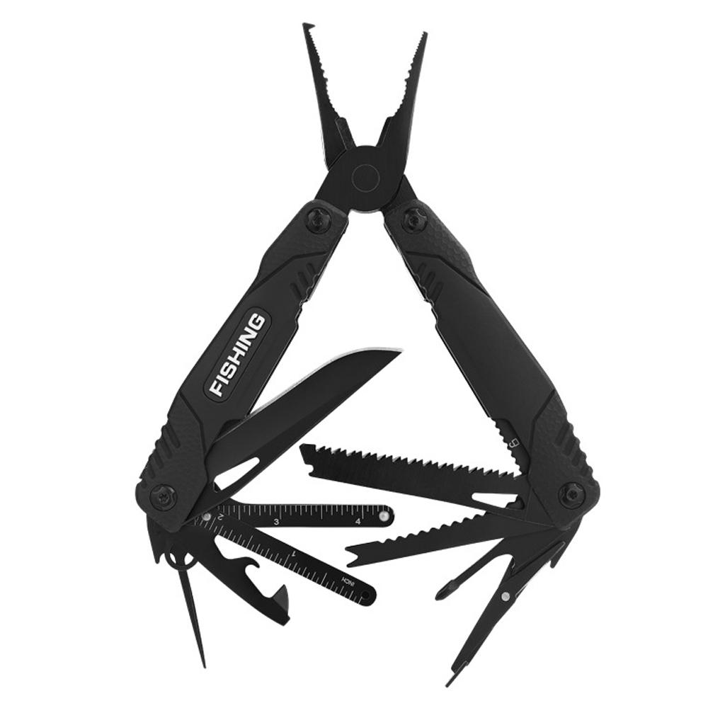 Multitool Fishing Plier Wire Cutter Outdoor EDC Manual Tool Multifunctional Clamp Camping Folding Pocket Knife Cutting Pliers